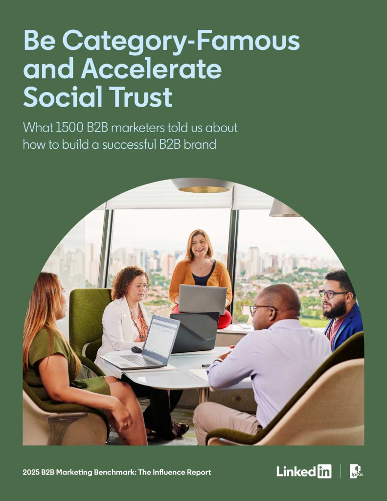 Relatório do LinkedIn mostra que a confiança é o fator mais importante para o sucesso de uma marca B2B.
